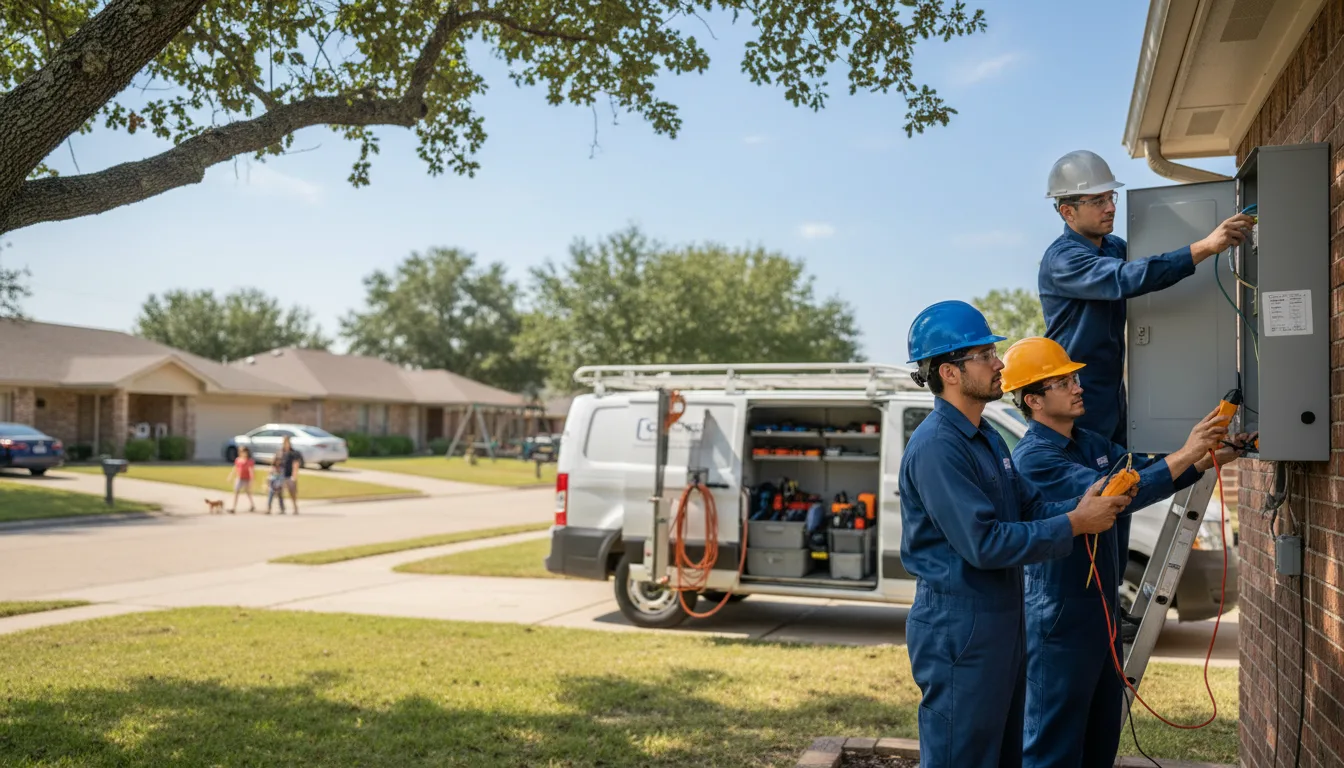 Certified electrician providing emergency electrical services in Fontanelle, IA